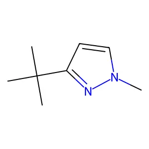 1-Methyl-3-t-butylpyrazole structure