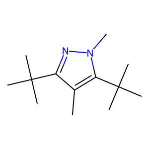 1,4-Dimethyl-3,5-di-t-butylpyrazole structure