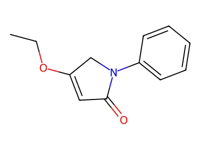 4-ethoxy-1-phenyl-1H-pyrrol-2(5H)-one structure