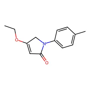 3-ethoxy-1-(4-methylphenyl)-2H-pyrrol-5-one structure