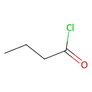 Butyryl chloride structure