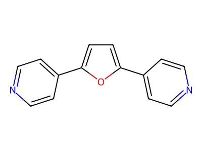 2,5-Bis(4-pyridyl)furan structure