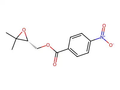 [(2R)-3,3-dimethyl-2-oxiranyl]methyl 4-nitrobenzoate structure