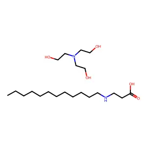 Triethanolamine laurylaminopropionate structure