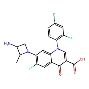 Cetefloxacin structure