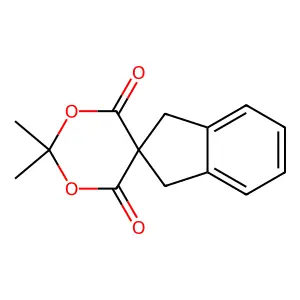 6,6-Dimethyl-1',3'-dihydrospiro[1,5-dioxane-3,2'-indene]-2,4-dione structure
