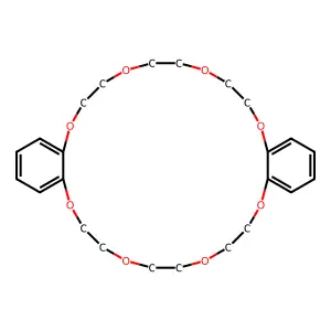 Dibenzo-24-crown-8 structure
