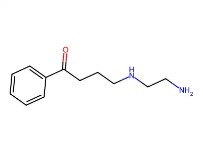 1-Butanone, 4-((2-aminoethyl)amino)-1-phenyl- structure