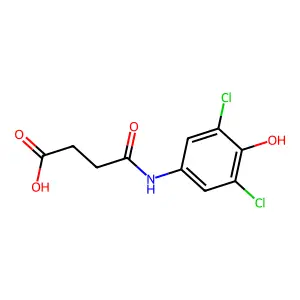 N-(3,5-Dichloro-4-hydroxyphenyl)succinamic acid structure