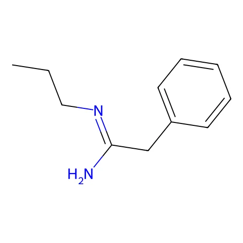 2-Phenyl-N-propyl-acetamidine structure
