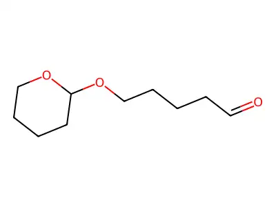 5-(Tetrahydro-2H-pyran-2-yloxy)pentanal structure