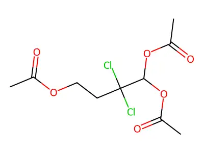 1,1,4-Triacetoxy-2,2-dichlorobutane structure