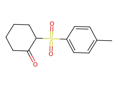 2-(4-Methylbenzenesulfonyl)cyclohexan-1-one structure