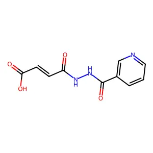 (E)-4-(2-Nicotinoylhydrazinyl)-4-Oxobut-2-Enoic Acid structure