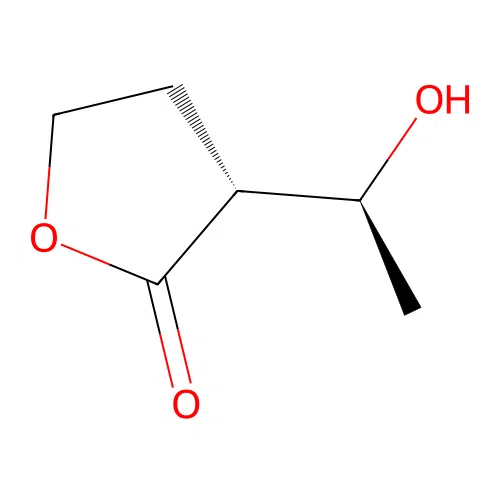 (3R)-3-[(1S)-1-hydroxyethyl]oxolan-2-one structure
