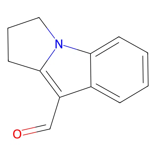 2,3-dihydro-1H-3a-azacyclopenta[a]indene-8-carboxaldehyde structure