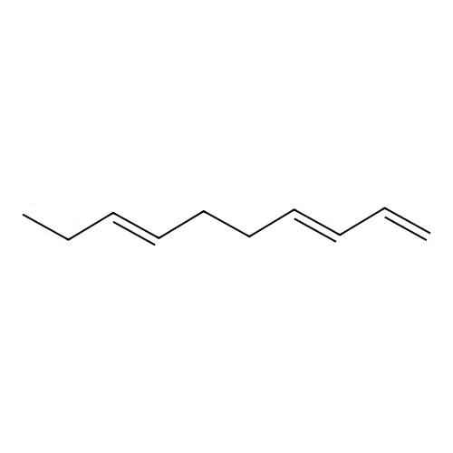 trans,trans-1,3,7-Decatriene structure