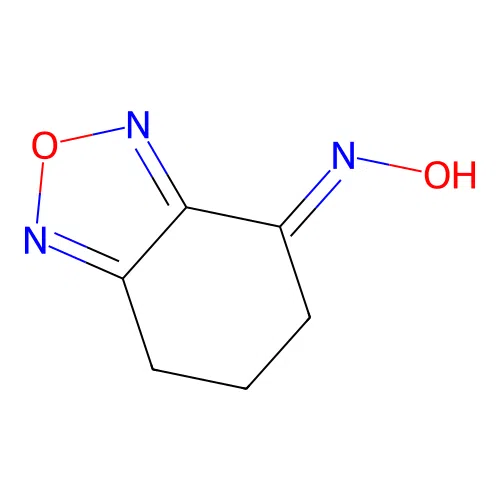 N-(4,5,6,7-tetrahydro-2,1,3-benzoxadiazol-4-ylidene)hydroxylamine structure