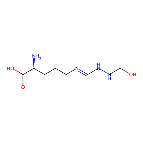 omega-N-Hydroxymethylarginine structure