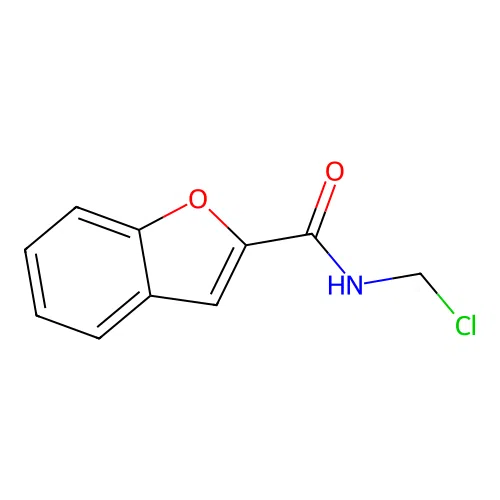 N-(chloromethyl)-1-benzofuran-2-carboxamide structure