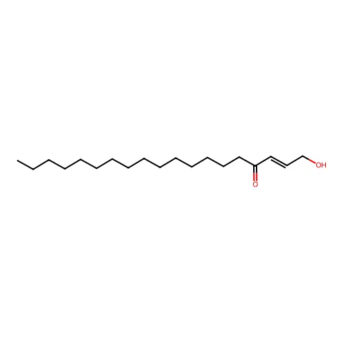 1-Hydroxy-2-nonadecen-4-one structure
