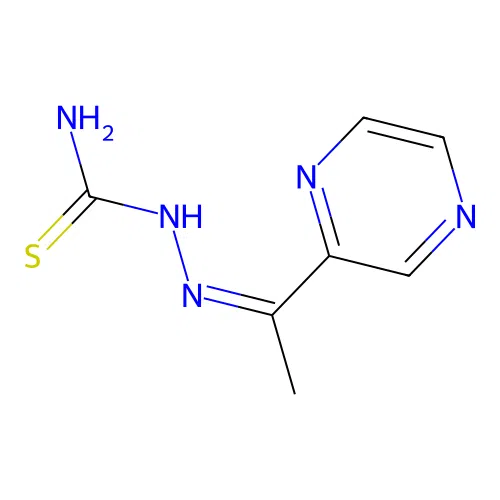 [(Z)-1-pyrazin-2-ylethylideneamino]thiourea structure