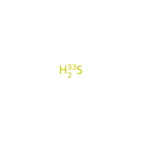 Sulfur, isotope of mass 33 structure