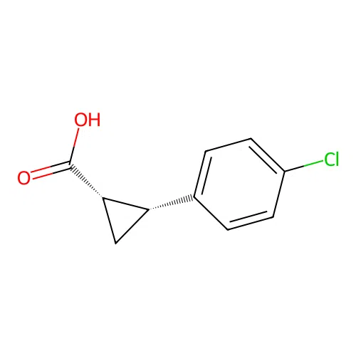 (1S,2R)-2-(4-Chlorophenyl)cyclopropanecarboxylic Acid structure