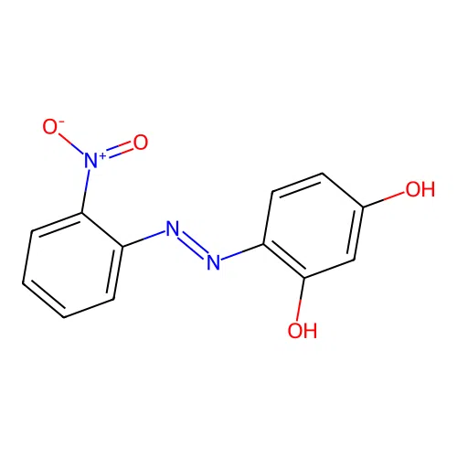 4-[(2-Nitrophenyl)diazenyl]benzene-1,3-diol structure