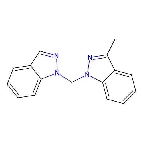 1H-Indazole, 1-(1H-indazol-1-ylmethyl)-3-methyl- structure