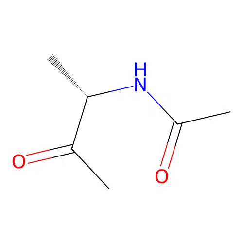 N-[(2S)-3-oxobutan-2-yl]acetamide structure