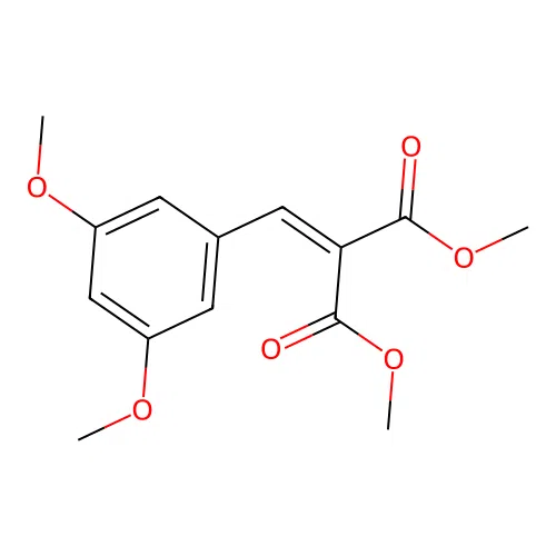Dimethyl 2-(dimethoxybenzylidene)malonate structure