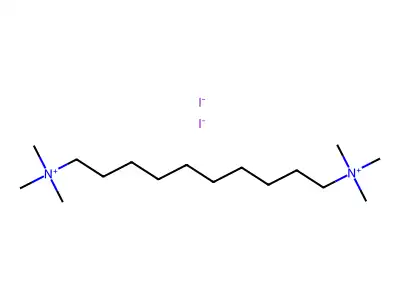 Decamethonium iodide structure
