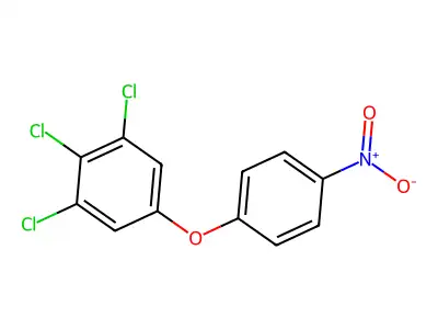 Benzene, 1,2,3-trichloro-5-(4-nitrophenoxy)- structure