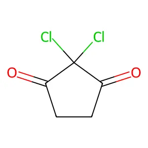 2,2-Dichlorocyclopentane-1,3-dione structure