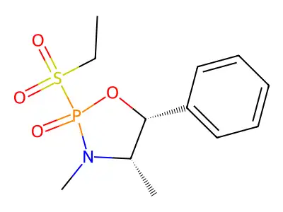 (4S,5R)-2-ethylsulfonyl-3,4-dimethyl-5-phenyl-1,3,2 structure