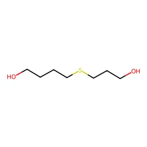 1-Butanol, 4-((3-hydroxypropyl)thio)- structure