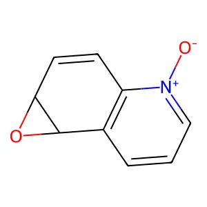 (+-)-cis-5,6-Epoxy-5,6-dihydroquinoline N-oxide structure