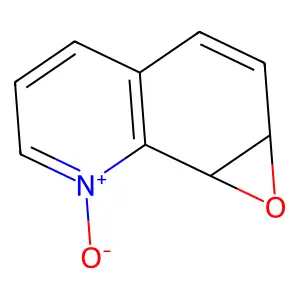 (+-)-cis-7,8-Epoxy-7,8-dihydroquinoline N-oxide structure