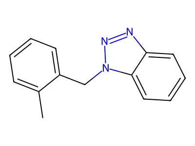 1-(2-methylbenzyl)-1H-benzotriazole structure