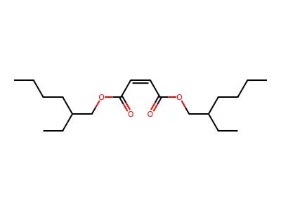 Bis(2-ethylhexyl) but-2-enedioate structure