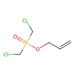 2-Propenyl bis(chloromethyl) phosphinate structure