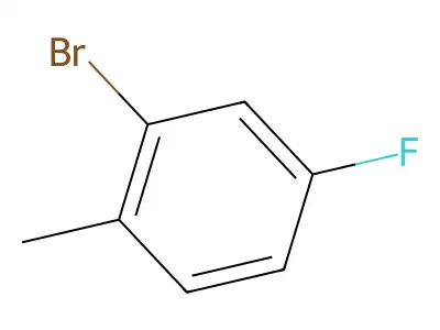 2-Bromo-4-fluorotoluene structure