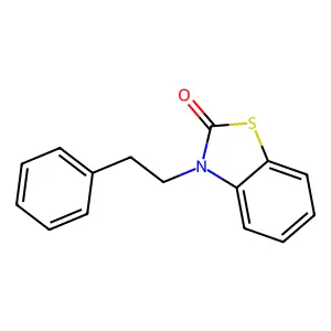 3-(2-phenylethyl)-1,3-benzothiazol-2(3H)-one structure