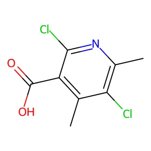2,5-Dichloro-4,6-dimethylnicotinic acid structure