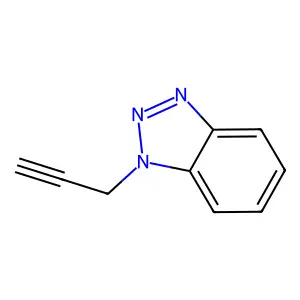 1-Propargyl-1H-benzotriazole structure