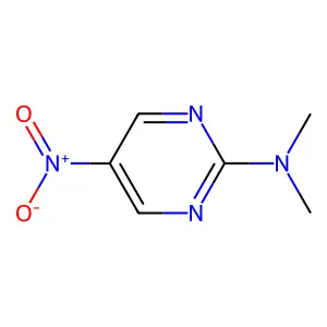 N,N-dimethyl-5-nitropyrimidin-2-amine structure