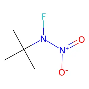 N-Fluoro-tert-butylnitramine structure