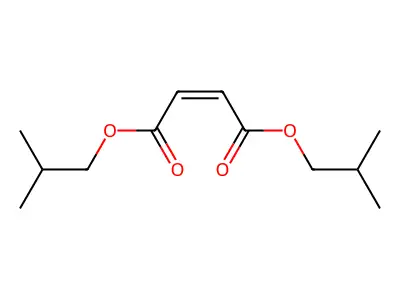 Bis(2-methylpropyl) but-2-enedioate structure