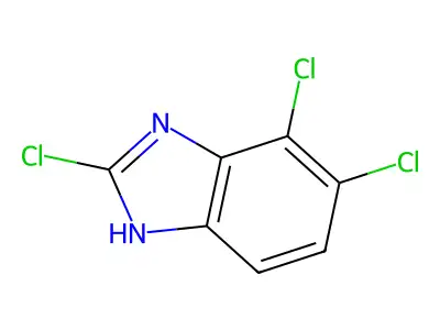 2,6,7-Trichloro-1H-benzo[d]imidazole structure